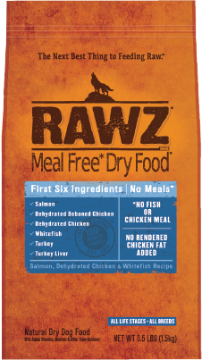 RAWZ Meal-Free Salmon, Dehydrated Chicken & Whitefish Recipe