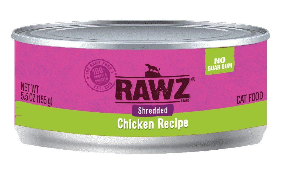RAWZ Shredded Chicken Canned Cat Food